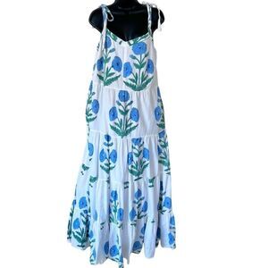 Beau & Ro Block Print Westport Maxi with Pockets